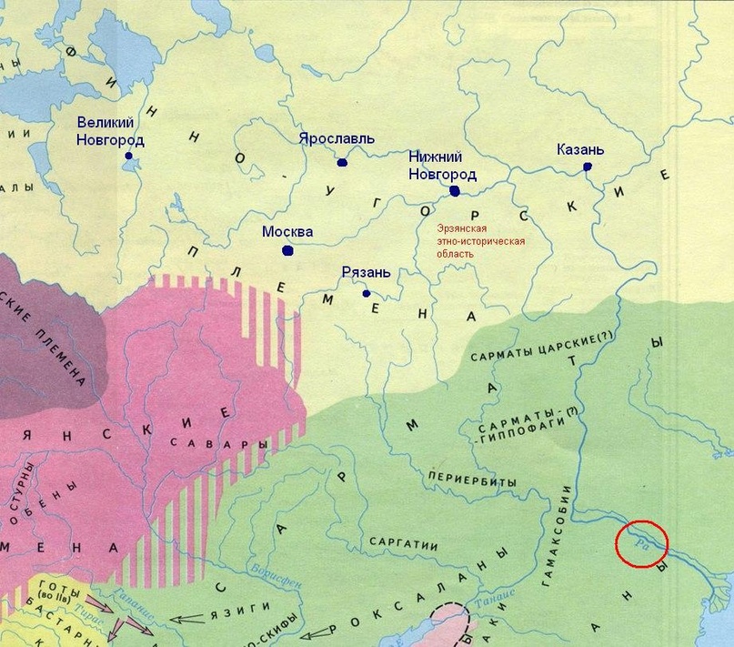 Этническая карта схема нижегородской земли в 17 веке